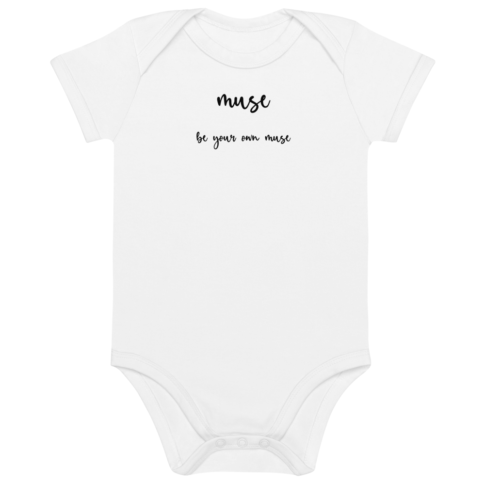 Body en coton bio "be your own muse"